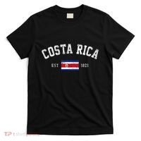 Costa Rica Est. 1821 Costa Rican Flag Independence Day T-Shirt thumb 0