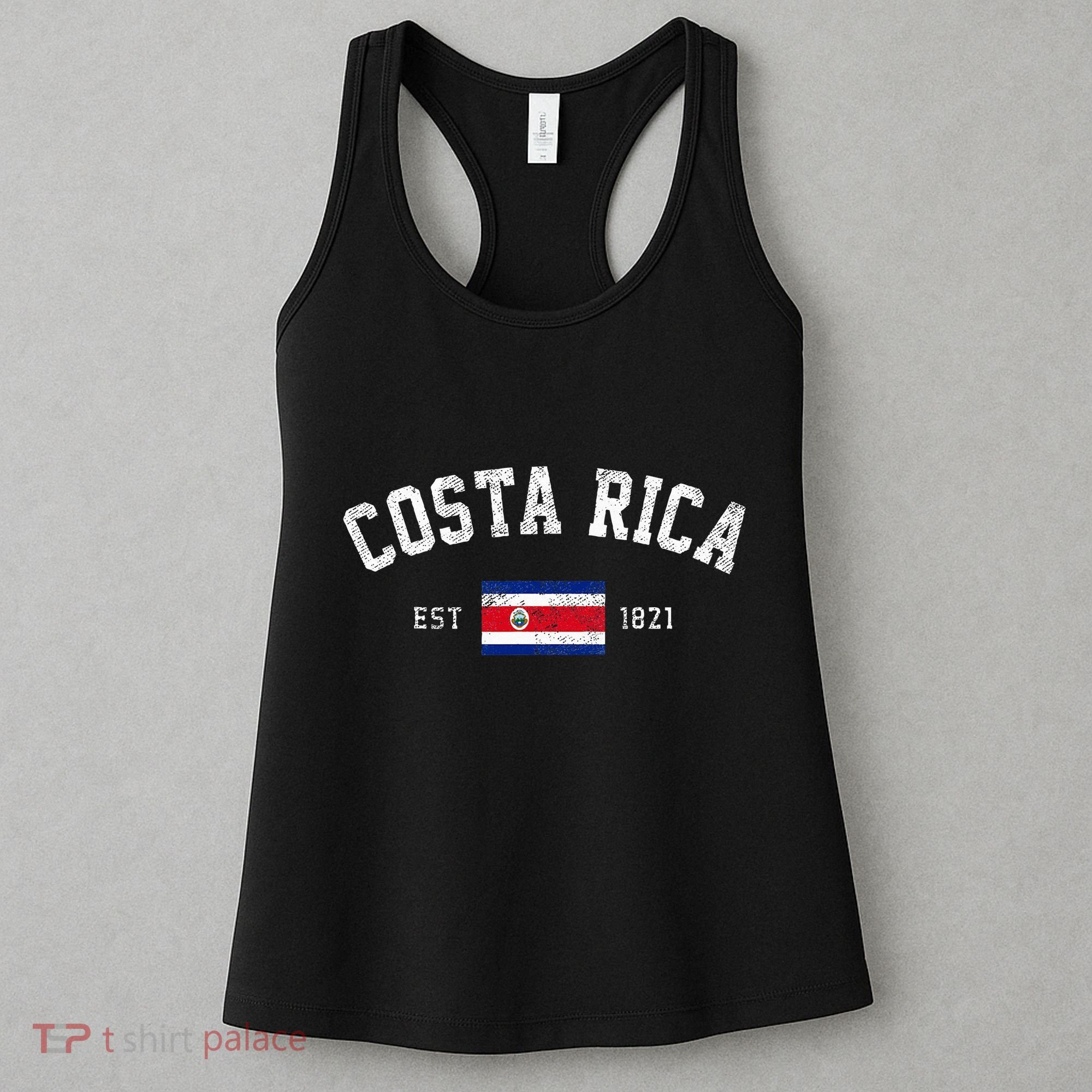 Costa Rica Est. 1821 Costa Rican Flag Independence Day Women's Tank Top