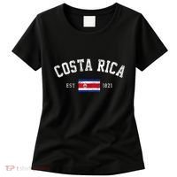 Costa Rica Est. 1821 Costa Rican Flag Independence Day Women's T-Shirt thumb 0
