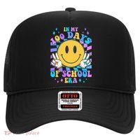 Cute Retro Emoji Smiley In My 100 Days Of School Era Hat thumb 0