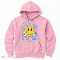 Cute Retro Emoji Smiley In My 100 Days Of School Era Hoodie thumb 0