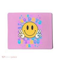 Cute Retro Emoji Smiley In My 100 Days Of School Era Mousepad thumb 0