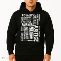 Civil Rights Equality Freedom Justice Liberty BLM Hoodie thumb 2