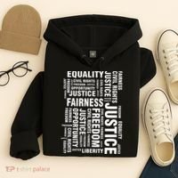 Civil Rights Equality Freedom Justice Liberty BLM Hoodie thumb 4