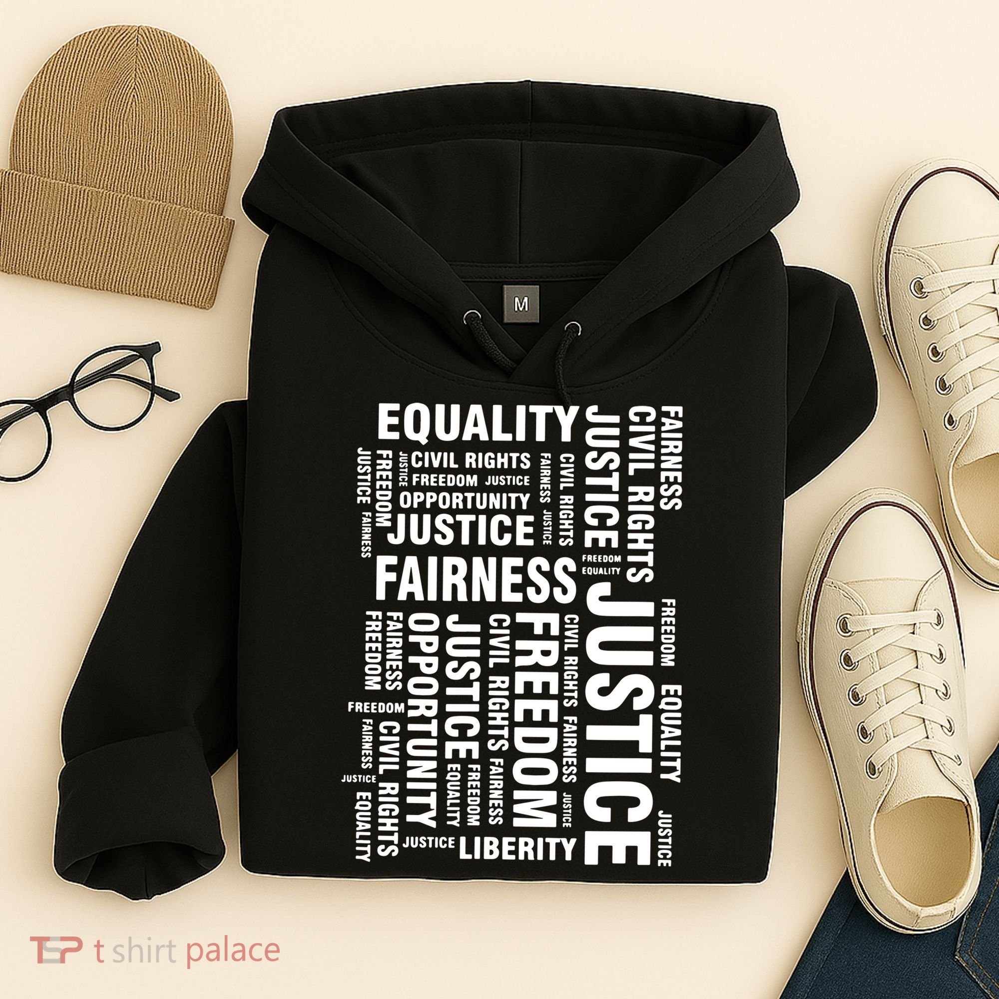 Civil Rights Equality Freedom Justice Liberty BLM Hoodie