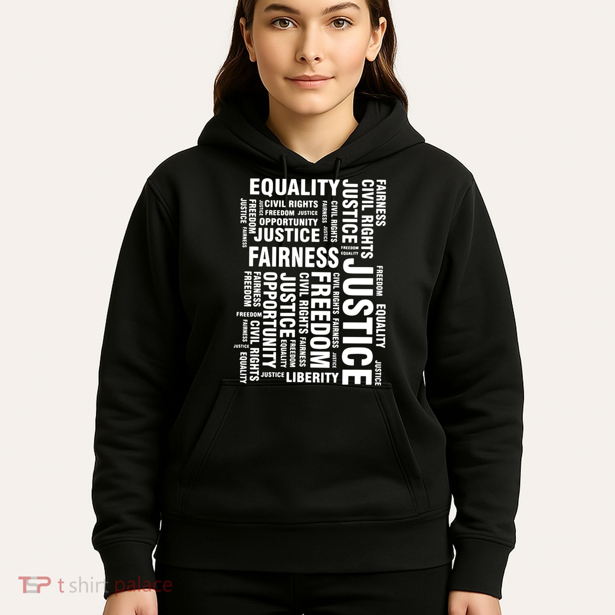 Civil Rights Equality Freedom Justice Liberty BLM Hoodie