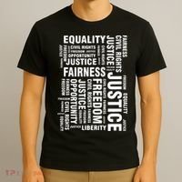 Civil Rights Equality Freedom Justice Liberty BLM T-Shirt thumb 3