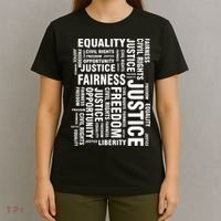 Civil Rights Equality Freedom Justice Liberty BLM T-Shirt thumb 4
