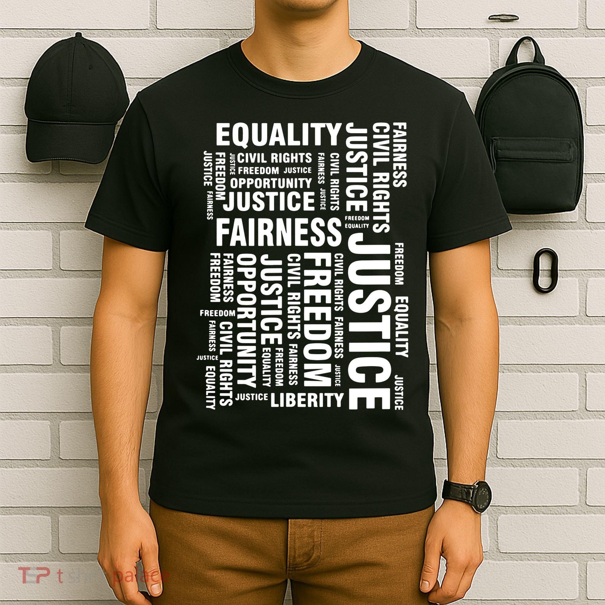 Civil Rights Equality Freedom Justice Liberty BLM T-Shirt