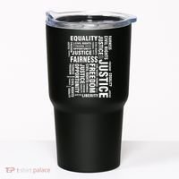 Civil Rights Equality Freedom Justice Liberty BLM Tumbler thumb 0