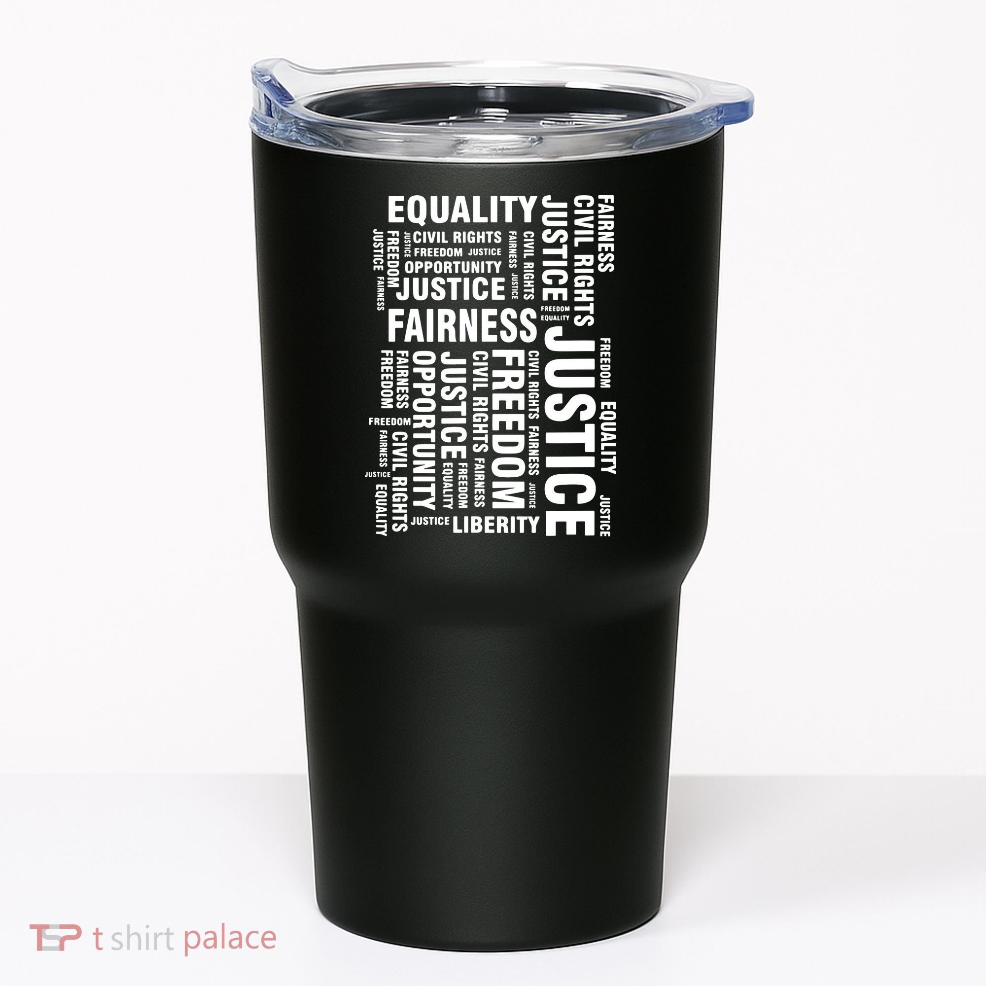 Civil Rights Equality Freedom Justice Liberty BLM Tumbler