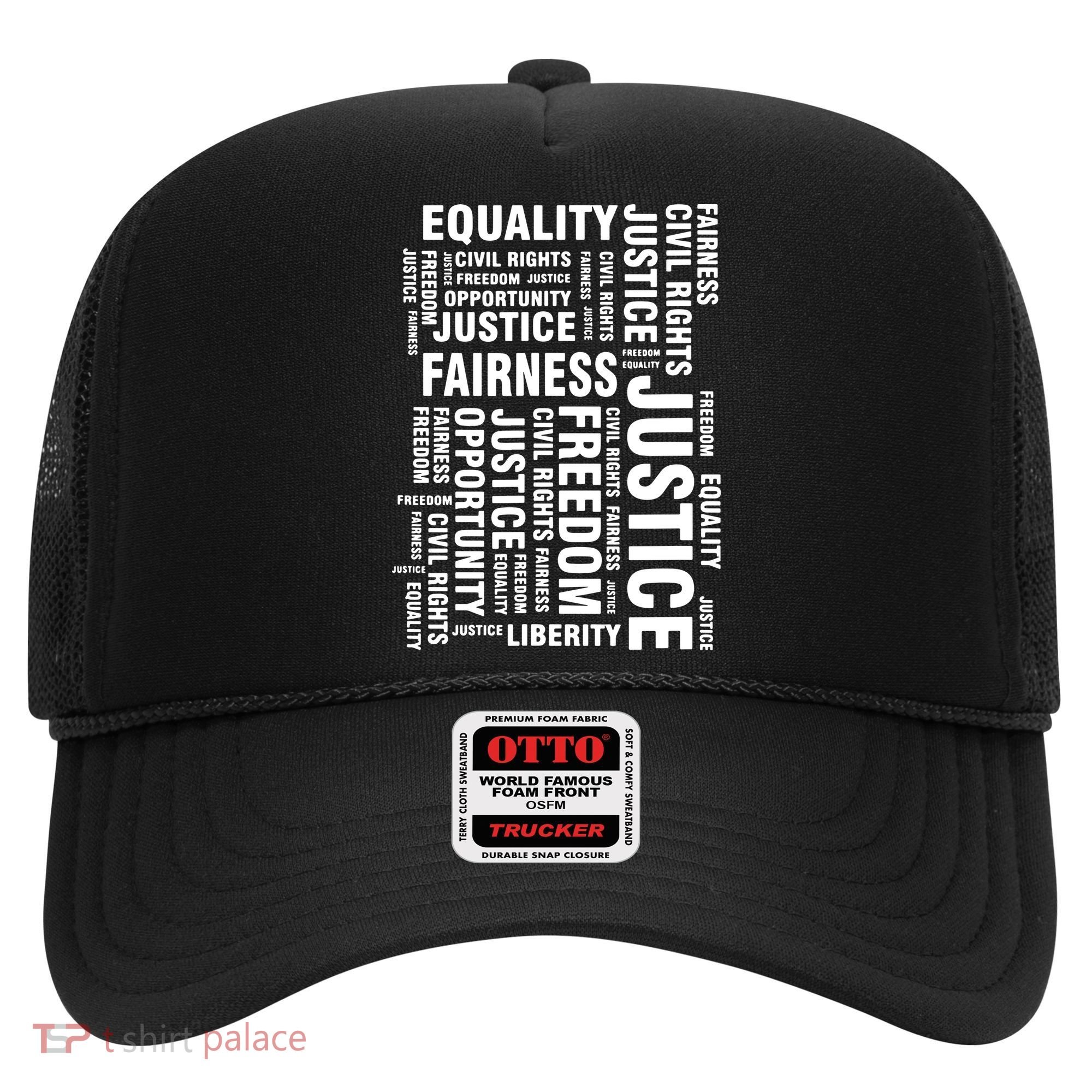 Civil Rights Equality Freedom Justice Liberty BLM Hat