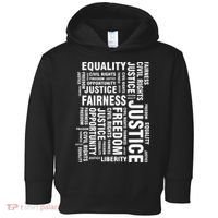 Civil Rights Equality Freedom Justice Liberty BLM Toddler Hoodie thumb 0