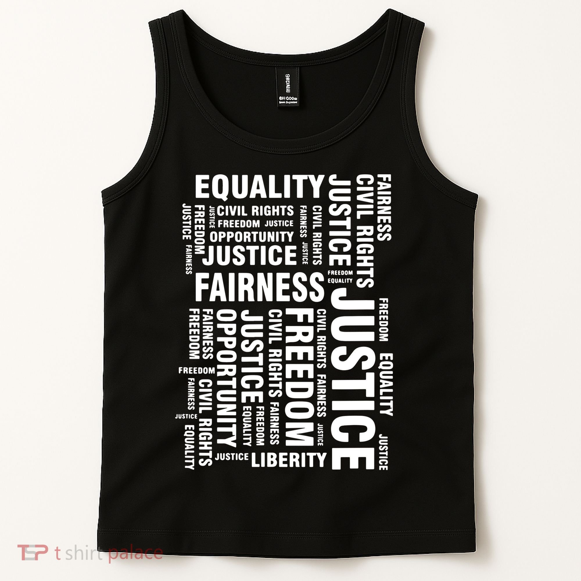 Civil Rights Equality Freedom Justice Liberty BLM Tank Top