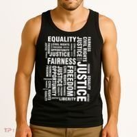 Civil Rights Equality Freedom Justice Liberty BLM Tank Top thumb 3
