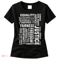 Civil Rights Equality Freedom Justice Liberty BLM Women's T-Shirt thumb 0