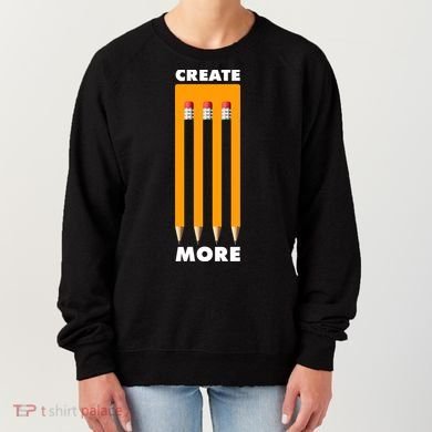 Create More Optical Illusion Pencils Women's Sweatshirt