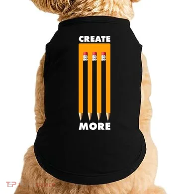 Create More Optical Illusion Pencils Doggie Tank