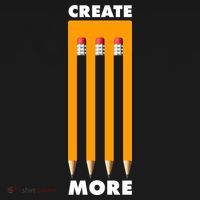 Create More Optical Illusion Pencils Doggie Tank thumb 4