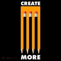 Create More Optical Illusion Pencils Backpack thumb 2