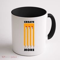 Create More Optical Illusion Pencils Coffee Mug thumb 1