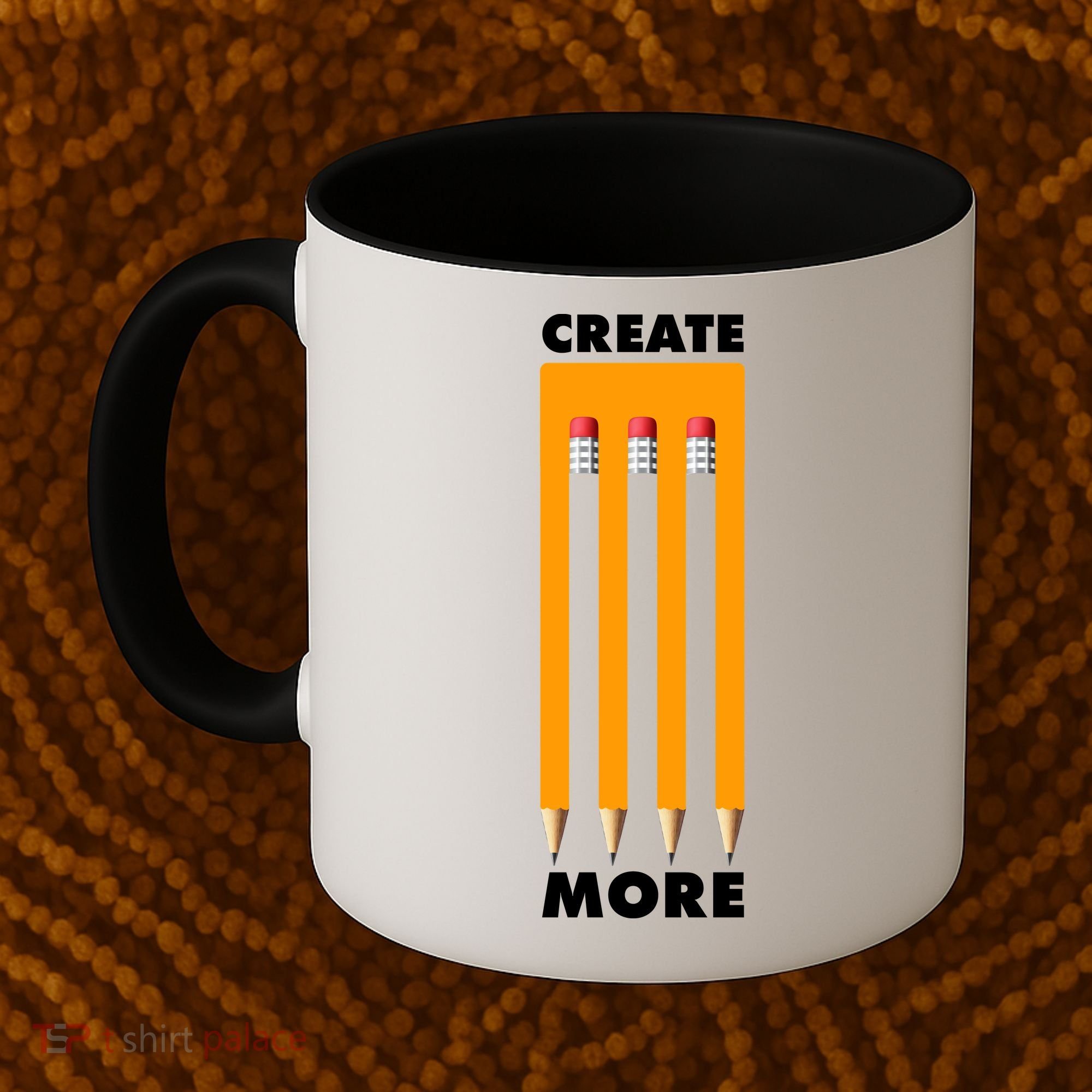 Create More Optical Illusion Pencils Coffee Mug