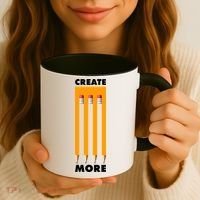 Create More Optical Illusion Pencils Coffee Mug thumb 3