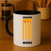 Create More Optical Illusion Pencils Coffee Mug thumb 4