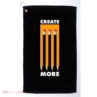 Create More Optical Illusion Pencils Golf Towel thumb 0