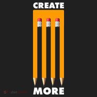 Create More Optical Illusion Pencils Golf Towel thumb 3