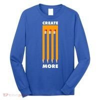 Create More Optical Illusion Pencils Long Sleeve Shirt thumb 0