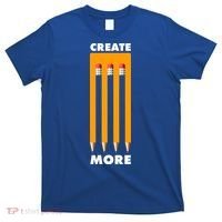Create More Optical Illusion Pencils T-Shirt thumb 0