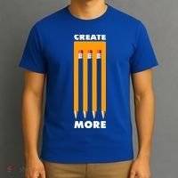 Create More Optical Illusion Pencils T-Shirt thumb 3