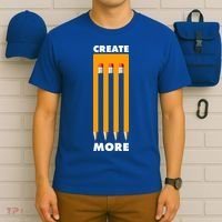 Create More Optical Illusion Pencils T-Shirt thumb 6