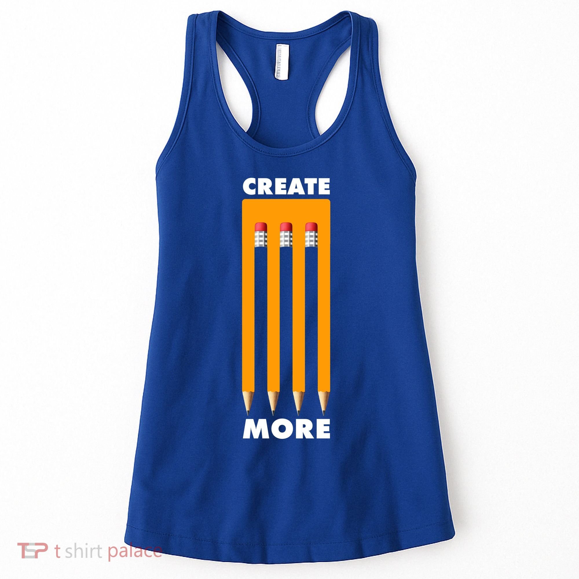 Create More Optical Illusion Pencils Women's Tank Top