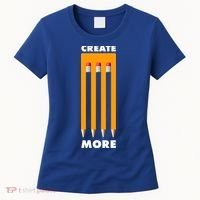 Create More Optical Illusion Pencils Women's T-Shirt thumb 0