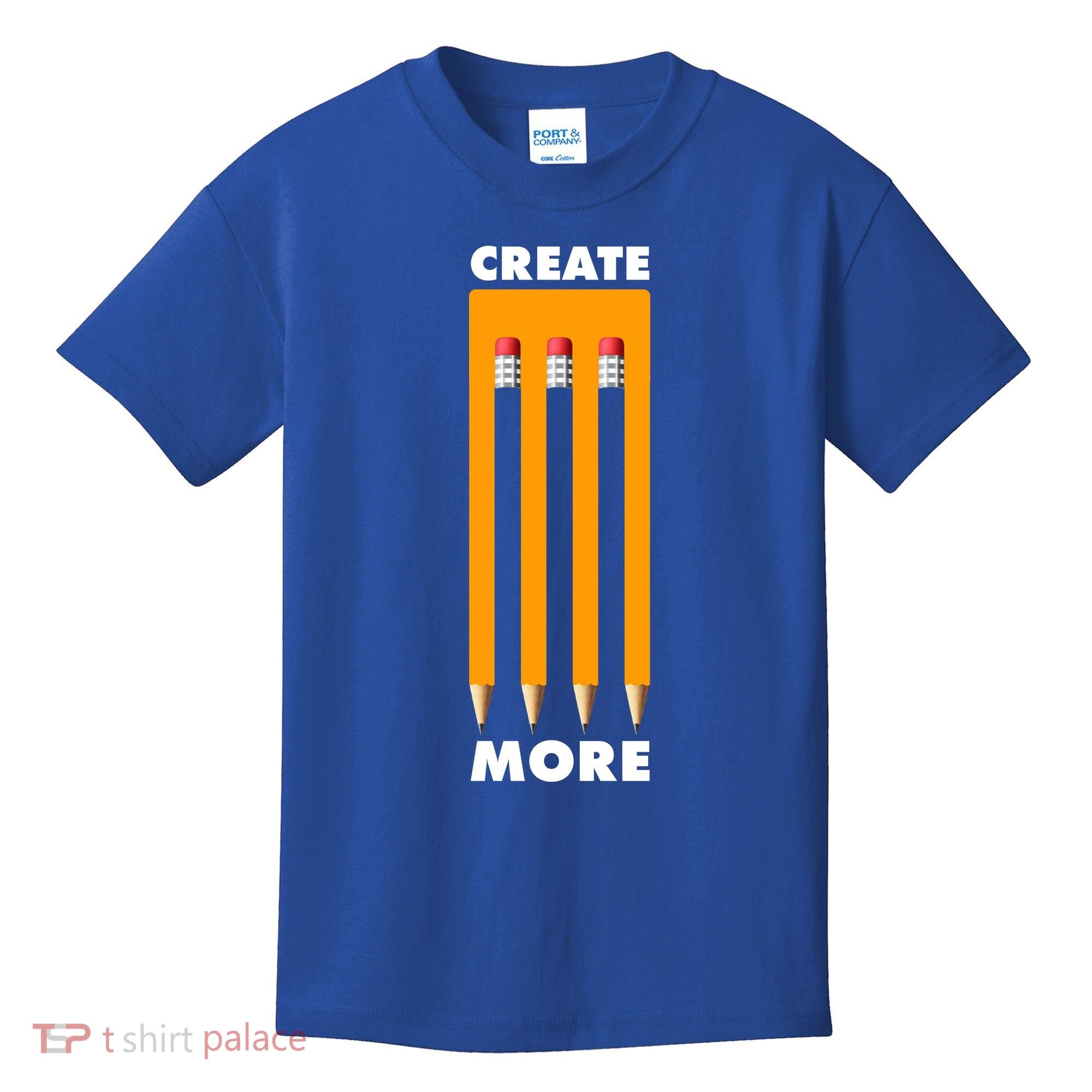 Create More Optical Illusion Pencils Kids T-Shirt