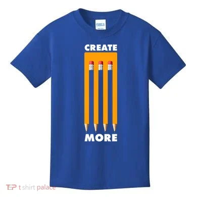 Create More Optical Illusion Pencils Kids T-Shirt