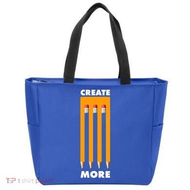 Create More Optical Illusion Pencils Tote Bag