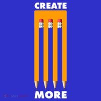 Create More Optical Illusion Pencils Tote Bag thumb 4