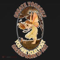 Create Yourself You Are Your Most Sacred Work Of Art  Bucket Hat thumb 4