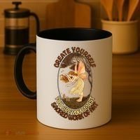Create Yourself You Are Your Most Sacred Work Of Art  Coffee Mug thumb 4