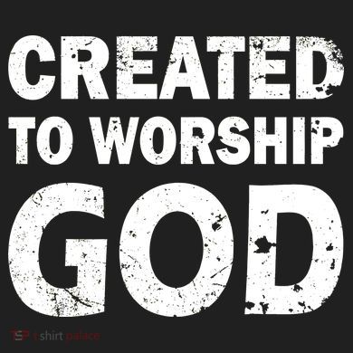 Created To Worship God Comfort Colors Heavyweight Long Sleeve T-Shirt