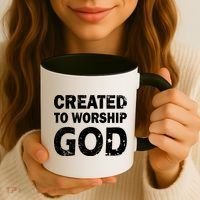 Created To Worship God Coffee Mug thumb 3