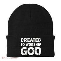 Created To Worship God Beanie thumb 0