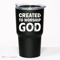 Created To Worship God Tumbler thumb 0