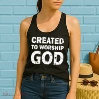 Created To Worship God Women's Tank Top thumb 2