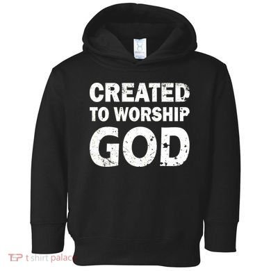 Created To Worship God Toddler Hoodie