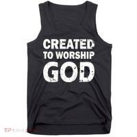 Created To Worship God Tank Top thumb 0
