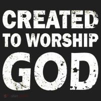 Created To Worship God Golf Towel thumb 3